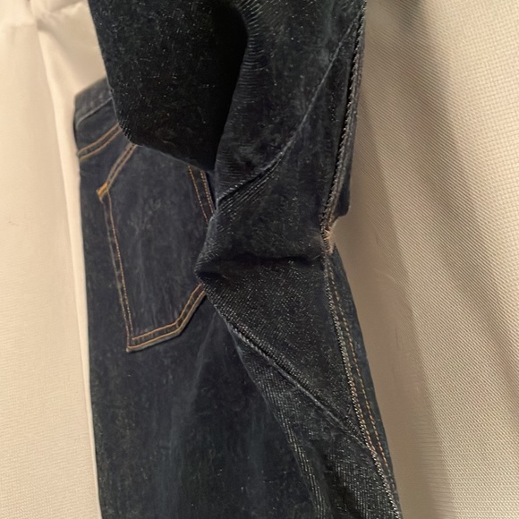 Diamond Gusset Dark Wash Regular Fit Jeans - Picture 7 of 9